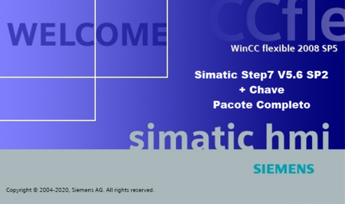 Pacote Wincc Flexivel 2008 + Step7 V5.6 Sp2 Envio Digital