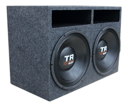 Caixa Automotiva 2 Woofer Triton Tr620 Pancadão Medio Grave 