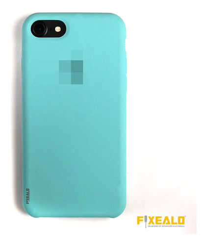 Funda Silicon Compatible iPhone + Mica Completa Protector