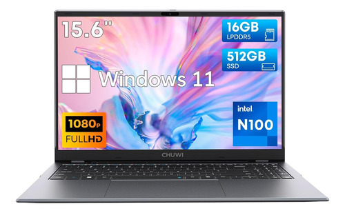 Laptop 15.6 Chuwi Gemibook Plus 16gb 512ssd Intel N100 Win11