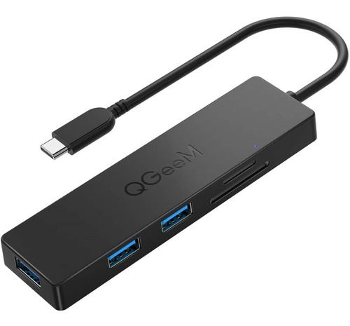 Adaptador Usb-c Multipuertos 5 En 1 Usb 3.0 Lector Tarjetas