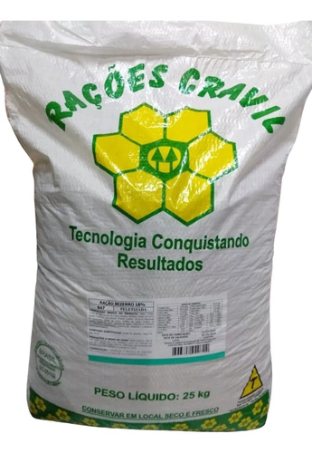 Ração Bezerro Terneiro 18% Proteína Peletizada Sc 25 Kg