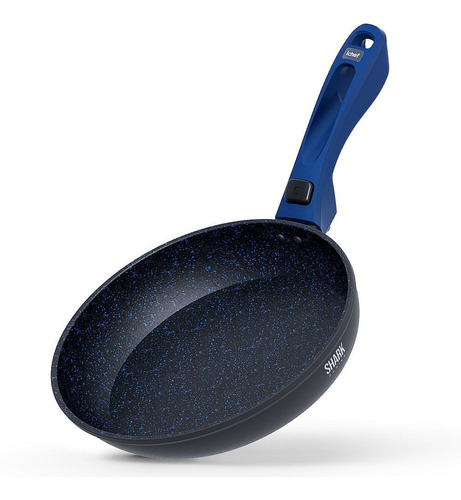 Panela Polishop Saute Grand 24cm Ichef Shark Series Cor Azul