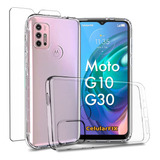 Funda Transparente P/ Moto G10, G20, G30, Space C/ Mica