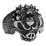 Anillo Calavera Puas Línea Excellence Skull  Hombre Joyería 