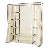 Rack Closet Zapatera Guardarropa Organizador 175x149x45 Beig