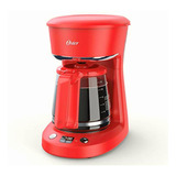 Cafetera De 12 Tazas Oster® Roja Sistema Programable