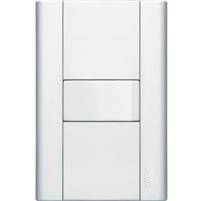 Conjunto 4x2 Interruptor Paralelo Fame Modulare Branco Modelo 0442