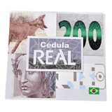 Folder Para Cédula De 200 Reais