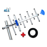 Antena Yagi 24dbi 4g Para Modem4g/amplificador Con 10m Cable