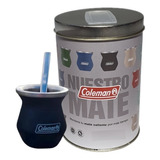 Combo Mate Coleman 220ml + Bombilla + Yerbera De Regalo