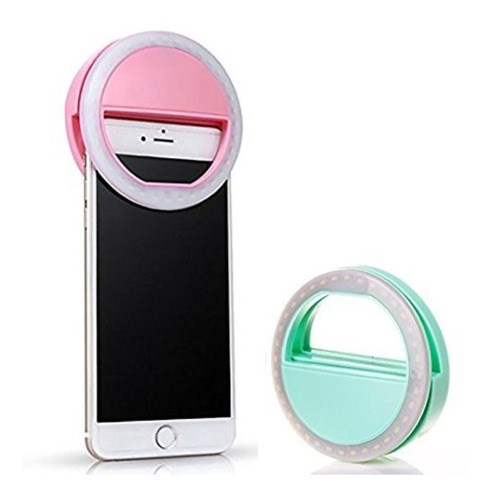 Lampara Aro Con Luz Led Para Celular Con Clip Y/o Selfie 