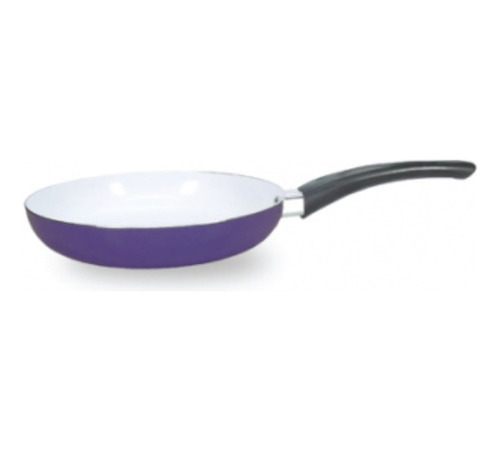 Sarten Ceramica Antiadherente Doble Violeta 28 Cm Aluminio