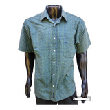 Camisa Kevingston Talle L A Cuadros Verde 