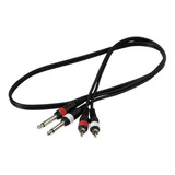 Venetian Cd8100 Cable 2 Rca A 2 Plug Mono 6 Metros