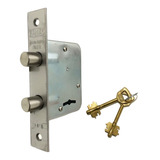 Cerrojo Puerta Exterior Kallay 4010 Frente Acero Inoxidable