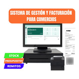 Sistema Facturacion Electrónica Afip Gestion Comercios Stock