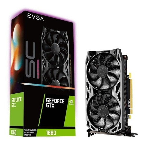 Tarjeta Grafica Evga Geforce Gtx 1660 Sc 6gb Hdmi Gamer