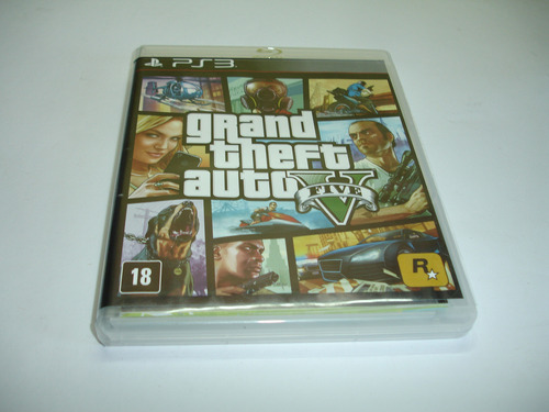 Jogo Ps3 Grand Theft Auto V Gta 5 Completo Original M.fisica