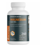 Magnesio 120 Capsulas Bronson - Uni - Unidad a $673