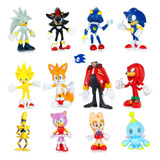 Sonic Tails Knuckles Eggman Amy Rose Figuras Juego