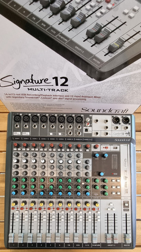 Mixer Soundcraft Signature 12 Mtk. Como Nueva Caja Original