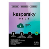 Kaspersky Plus 5 Disp 3 Cuentas Kpm 1 Año Internet Security