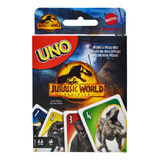 Uno Jurassic World Juego De Mesa Dinosaurios Mattel Original