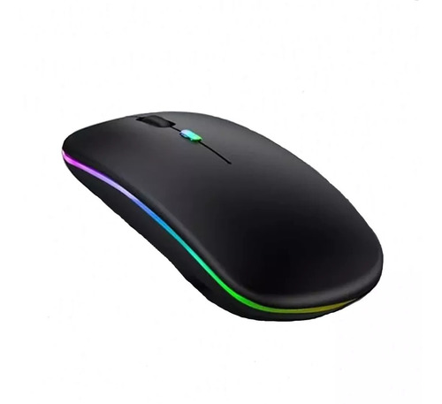 Mouse Sem Fio Recarregável Wireless Led Rgb Ergonômico Novo