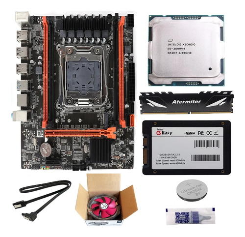 Kit Gamer Upgrade Intel Xeon E5 2680v4 16gb Ssd120gb Cooler 