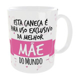 Caneca De Cerâmica Estampada Presente Lembrancinha Mãe P106