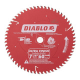 Disco Diablo Freud D0760a Hoja Para Madera 7-1/4  60 Dientes