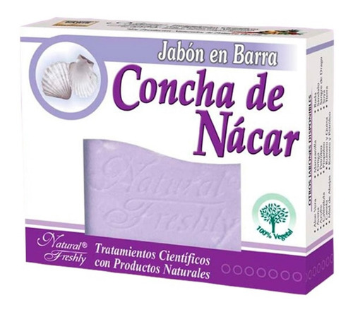 Jabon Concha Nacar Blanqueador Antiacne - g a $110