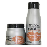 Kit Matizador Shampoo Naranja 375ml+ Mascara 250ml Novalook 