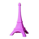 Luminária Abajur De Mesa Quarto Torre Eiffel Paris Enfeite Cor Da Estrutura Rosa
