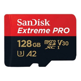 Cartão Micro Sd Sandisk Extreme Pro 128gb 4k