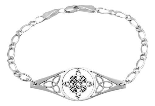 Esclava Nudo De Brujas Triqueta Curado Plata 925