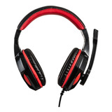 Auriculares Kolke Gamer Kga-462 Inmortal Color Rojo