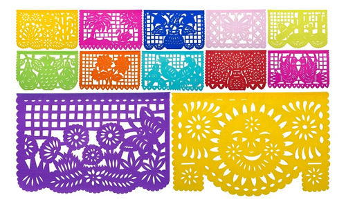 Decoración Plástico Picado Toda Ocasión 5.50 M Paq 10 Tiras