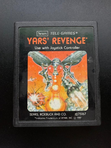 Yars' Revenge Atari 2600 Cartucho