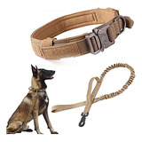 Conjunto De Collar Y Correa Tácticos Para Perros Collar Táct