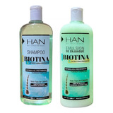Han Shampoo + Enjuague Biotina Y Acido Hialuronico 500ml 