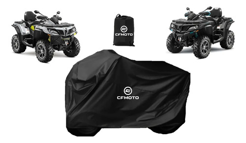 Funda Ligera Para Cuatrimoto Cf Moto Tallas Grandes!!