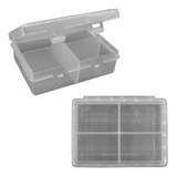 Caja Plastica Organizadora 4 Divisiones Multiuso Bijou Pesca