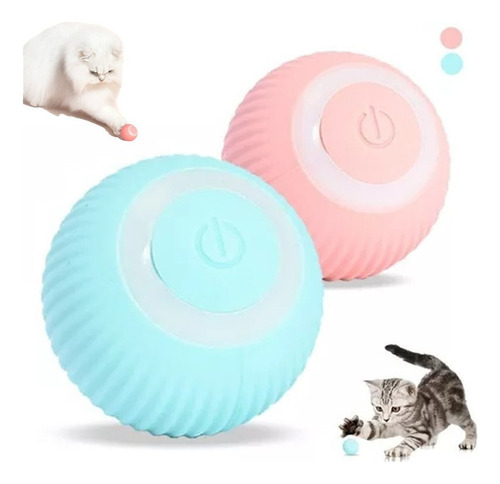 Brinquedo Inteligente Spinning Ball Pet Cat Silicone Usb