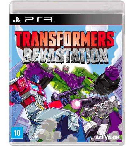 Jogo Ps3 Transformers: Devastation Físico