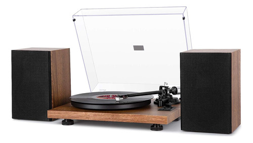 1 By One Vinyl Turntable, With 36w Speakers, With Bt