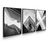 Quadro Decorativo Urban Fotografia Prédios Escritório Sala