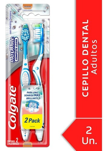 Colgate Max White Complete Clean Cepillo Dental 2 Unidades