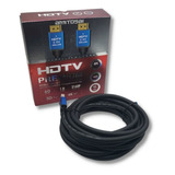Cable Hdmi A Hdmi 10 Metros 3d V2.0 4k Full Hd Ficha Oro Mr0